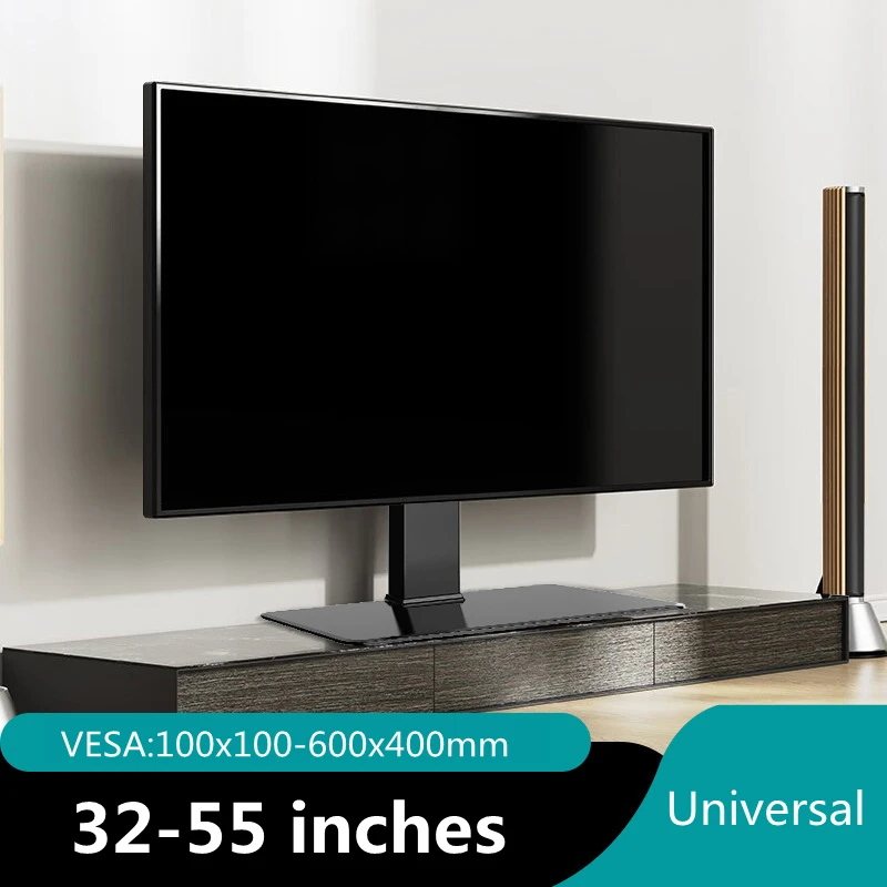 

Height Adjustable Universal Swivel TV Stand for 32''-55'' LCD/LED Floor Mount Iron TV Stand TVs VESA:600x400mm max 40KG
