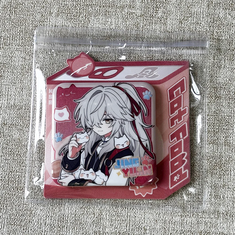 Sunsyea Honkai Star Rail Official Merch miHoYo Original SBTD Badge Imbibitor Lunae Jing Yuan Silver Wolf Phainon view 5