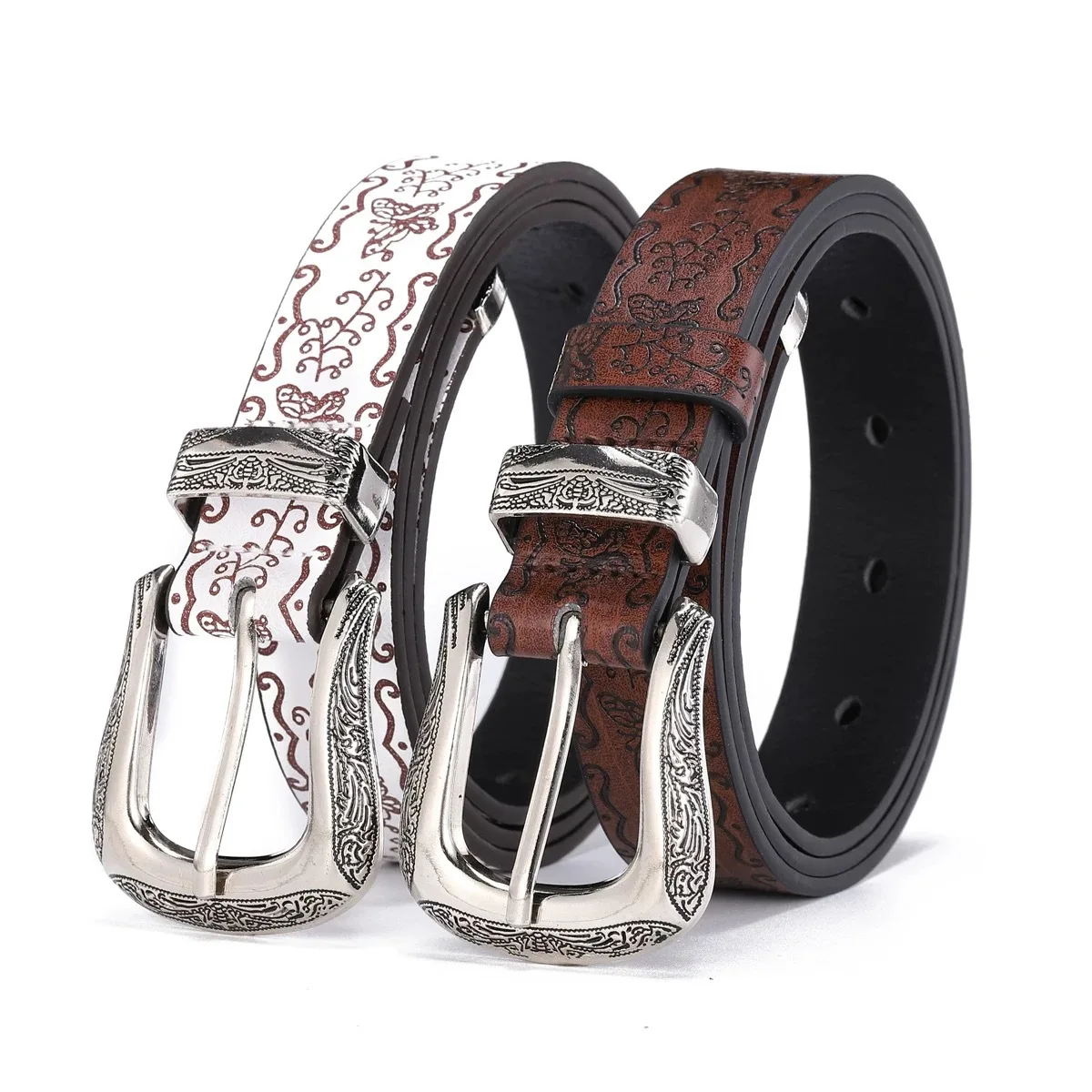 

Ремень-бабочка с принтом, высококачественный джинсовый аксессуар в американском стиле ретро, унисекс, декоративный ремень в нишевом стиле y2k, подходит для да