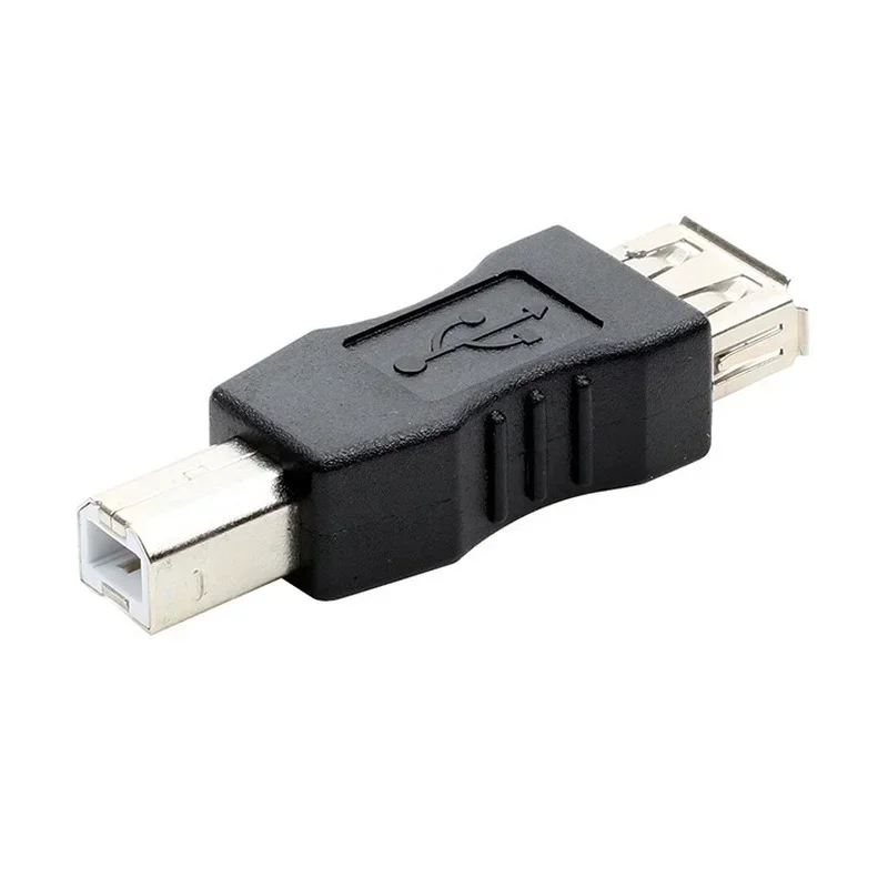 Hoge Snelheid Usb 2.0 Type Een Vrouw Naar Type B Mannelijke Usb Printer Scanner Adapter Data Sync Coupler Converter Connector