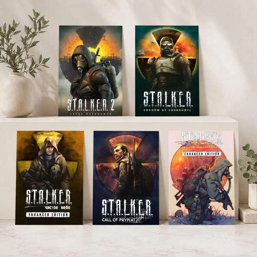 Video Game S-STALKER Painting Calligraphy Canvas Mural For Interior Walls Crease-Free Beautiful For Living Room Bedroom