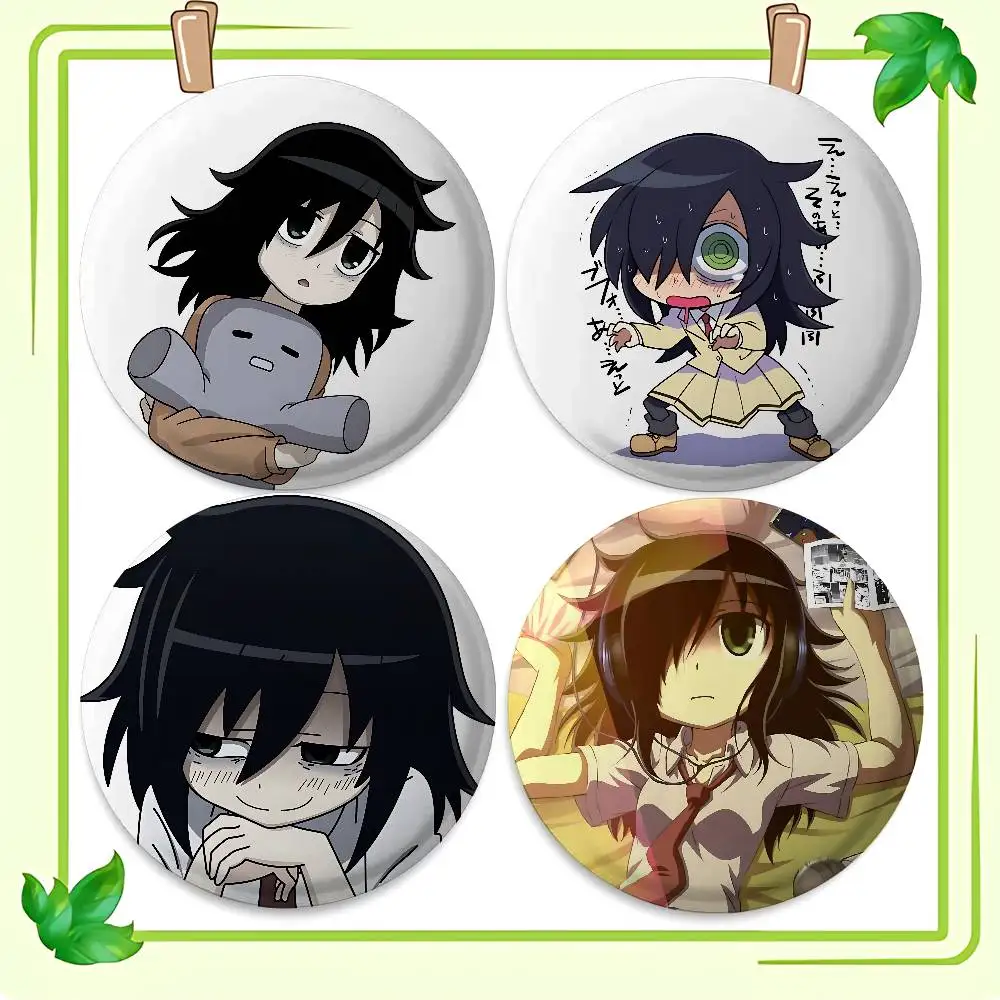 Cute T-Tomoko Kuroki Cover Brooches Funny Meme Badge Fashion Jewelry Gifts