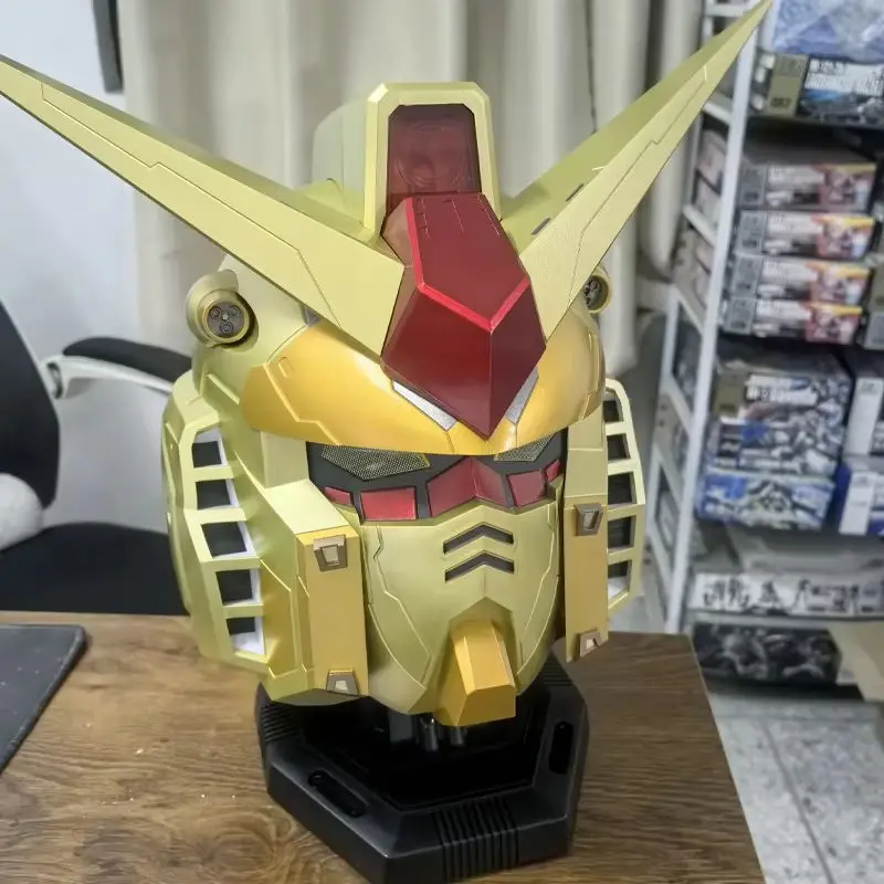 

Hg Grx-78-2 Ganso Carnival Limited Edition Golden Helmet Wearable Luminous Helmet Model Figures Decoration Collectible Gift