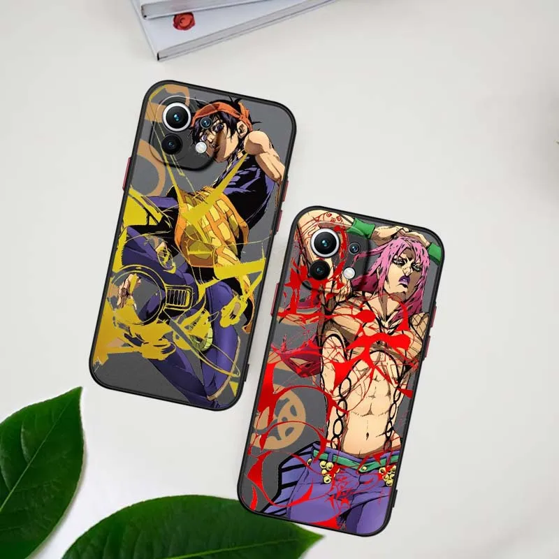 

Hot JoJo Bizarre Adventure Cool Phone Case For Xiaomi 14T 13T 13 12T 12 12S 11T 11 11i 10 10T Ultra Pro Lite Frosted Translucent