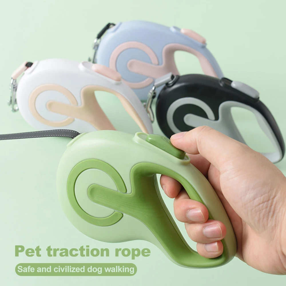 3/5 Meters Automatic Retractable Dog Leash Portable Car Dog Safety Strap For Puppy Dog