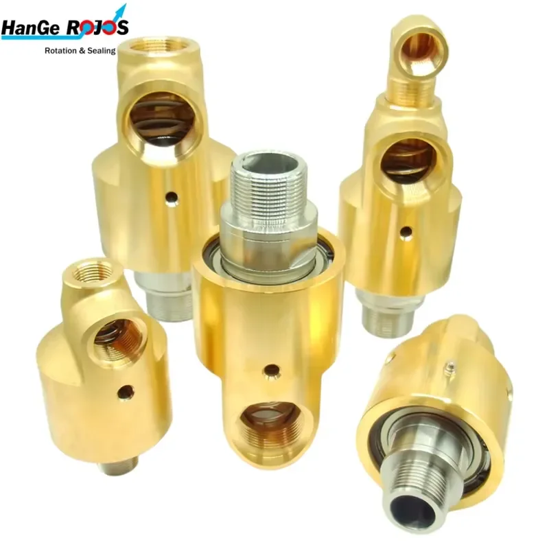 Factory-Custom High-Speed 3000rpm Multi-Passage Brass Rotary Swivel Joint Model 557-145-198/199 for Water Service 50bar