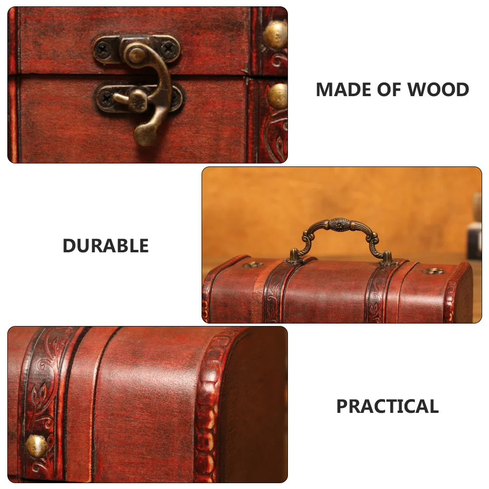 

Wooden Storage Box Design Jewelry Organizer For Small Items Accessories Gift Case For Women Girls