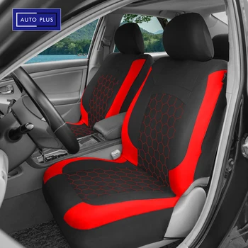 Universal car seat covers Fit for most vehicles SUV truck Van sport polygon embroidery seat covers for car back seat split