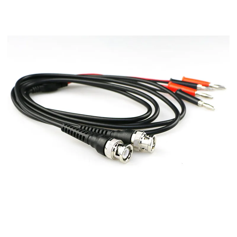 

BNC к двойному разъему типа «банан», длина 1 м, разъем для тестовой линии инструмента, 2 шт./компл., аксессуары для осциллографа