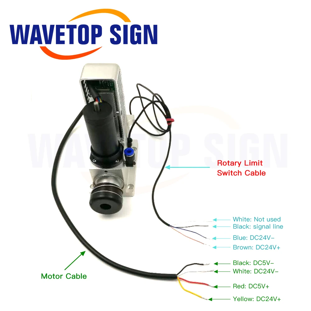 WaveTopSign Интегрированный вибрационный нож с ЧПУ 80 Вт 18000 об/мин 24 В 10 А для доски KT Пенопластовая доска Картон из АБС-пластика