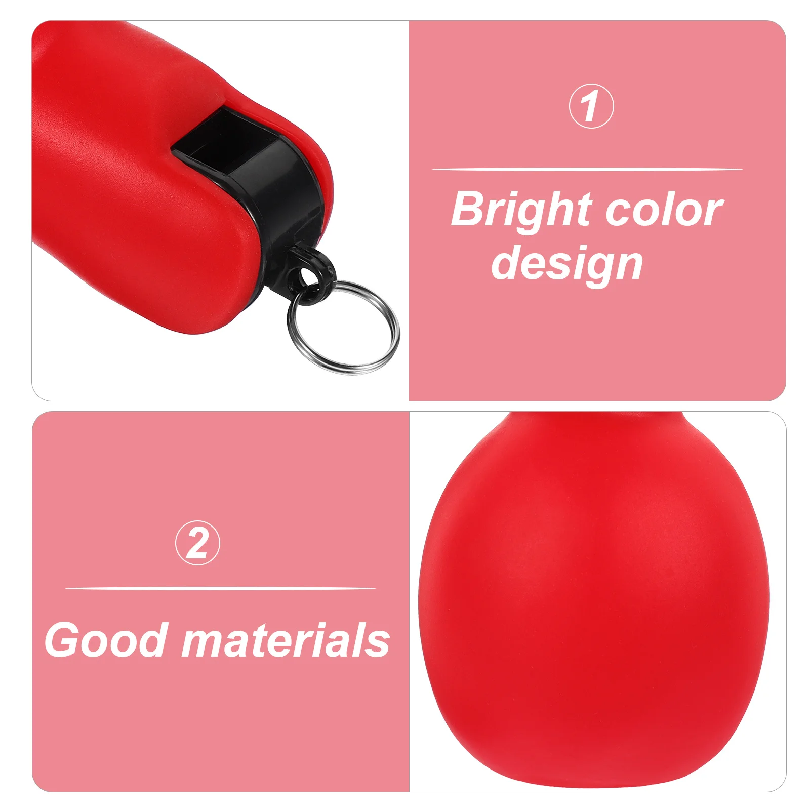 2 قطعة صفارة إنقاذ في الهواء الطلق يده ضغط تصميم بصوت عال صافرة للتدريب الرياضي إشارة الطوارئ والمغامرة