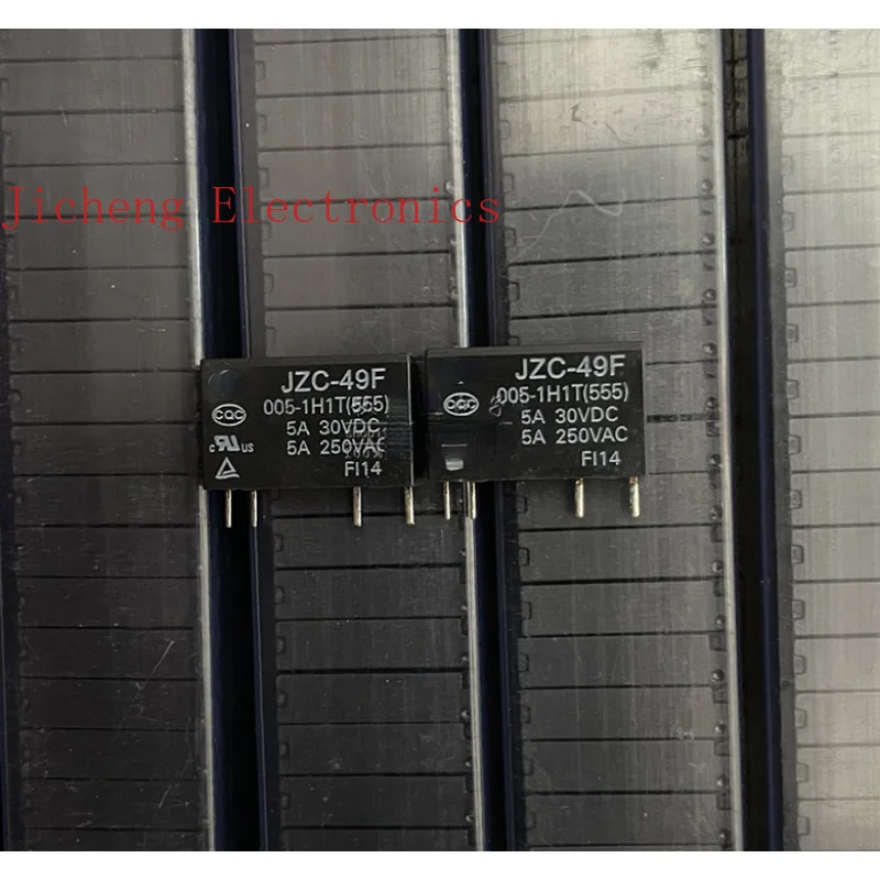 JZC-49F-005-1H1T 5VDC Brand New Original Relay 4 Pin One Group Normally Open 5A