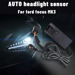 LED car fog light  Auto headlight switch sensor control module for Ford Focus MK3 2012 modify accessories