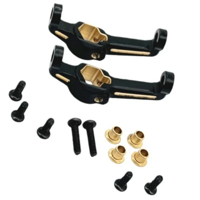 Fit For MJX 1/18 H18P RC Car Upgrade Brass Counterweight C-Hub Replacement Spare Parts For Vehicle Performance Enhancement