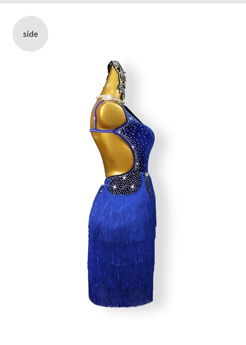 2026 Lateinamerikanischer Tanzrock Damen Samba-Kostüm Amerikanische Ballkleidung Mädchen Sportanzug Damen Trainingskleidung Partykleid – Detail 9