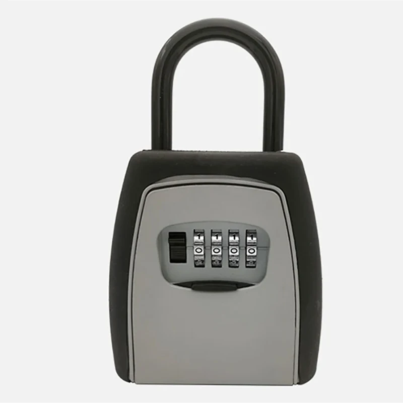 Key Storage Lock Box Safe Box Keys Storage Box Padlock Use Password Lock Alloy Material Keys Hook Security Organizer Boxes