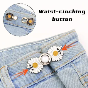 4/2/1pc wiederverwendbare Metallknöpfe Perle Snap Fadenstift Einziehbarer Hosen Nähtaste-On-Anpassungsanpassungen Fit Fit Fit Fit Taille 12 Hauptverkaufskleid Jeans Licel - №2