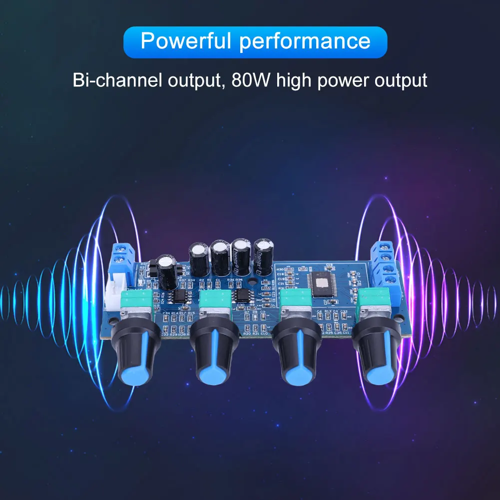 TPA3116D2 Dual Channel Stereo Digital Audio Power Amplifier Board High Power Audio Power Amplifier Board 80Wx2 Speaker XH-M567