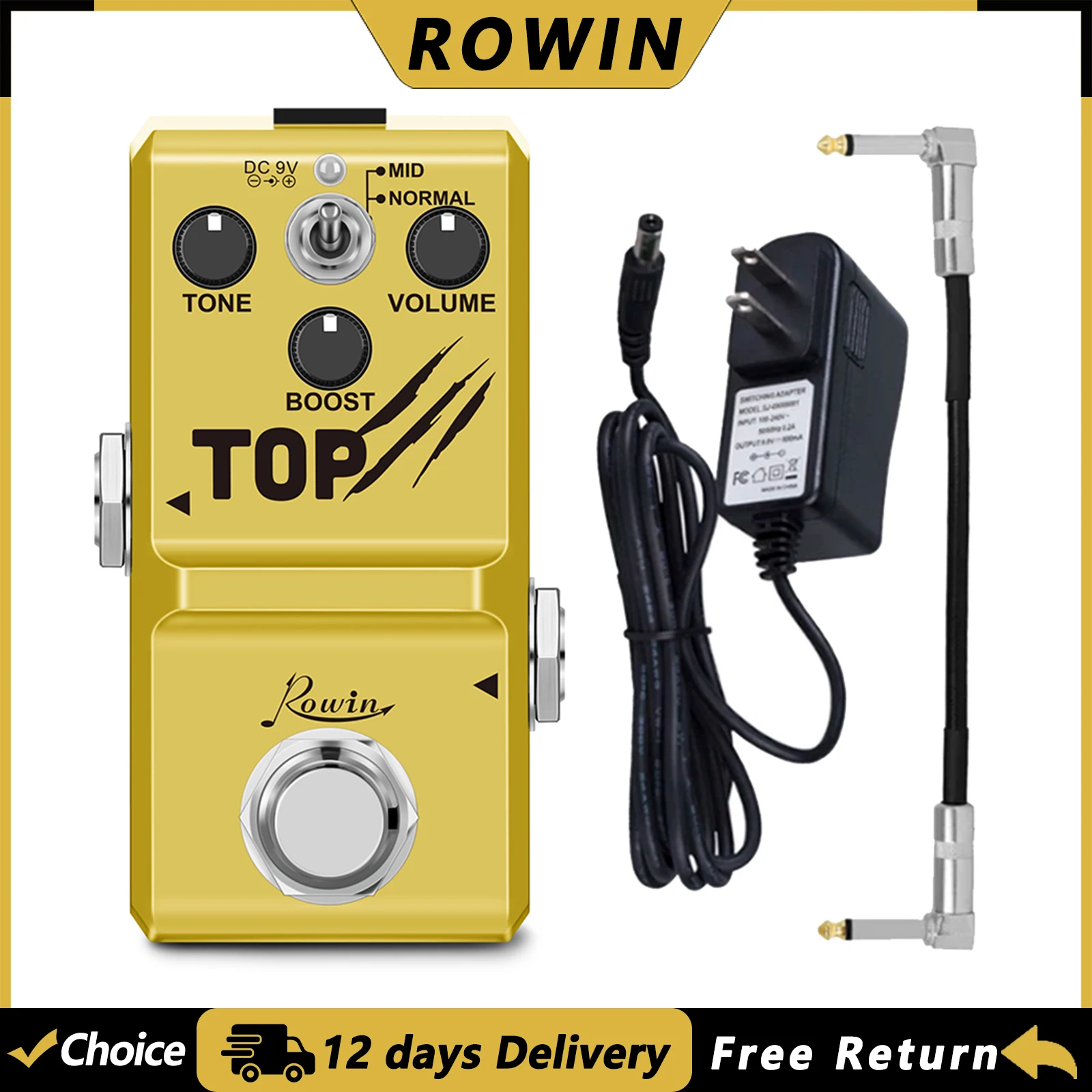 Rowin Top Guitar Ef…