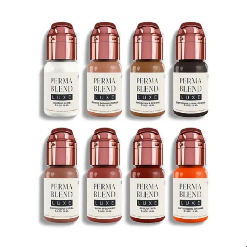 Perma Blend Pigments LUXE Unstoppable Areola Set Professional Areola Color Changing,beauty Art Professional Mixing PMU