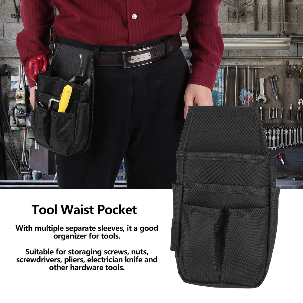 Tool Pouch Tool Waist Bag Tool Waist  Tool  Electrician Tool Waist Bag with Multiple Pockets Hardware Tools Pouch