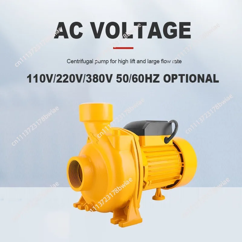 Centrifugal self-priming pump 2 inch 220v110v380v high lift and large flow household agricultura