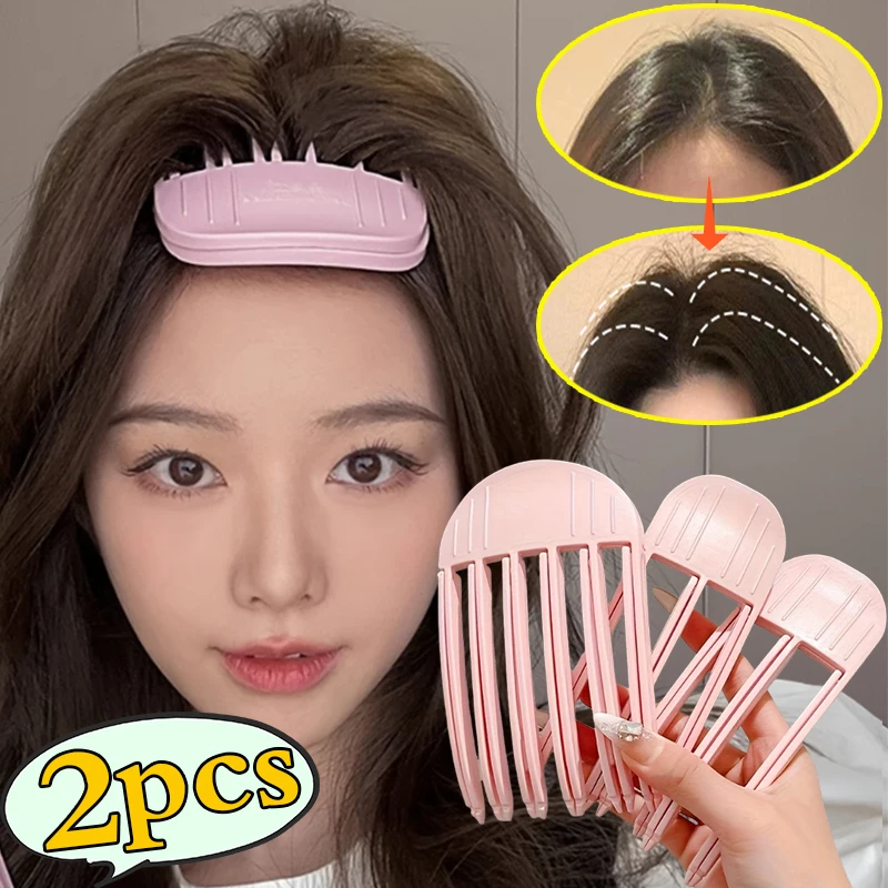 3/6Teeth Fluffy Hair Roots Clips Comb Lazy Hair Top Styling Curling Barrel Portable Korean Hairs Clip Volume Wind Sculpting Comb