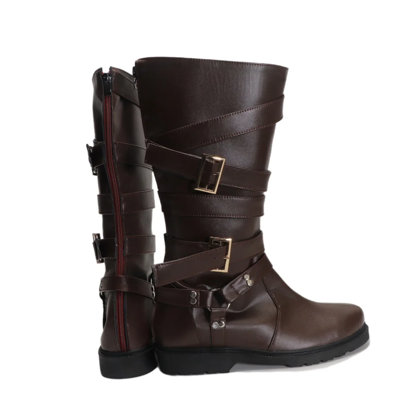 トニー・レッドグレイブ・ダンテコスプレ靴男性ハロウィンコスプレ小道具トニー・レッドグレイブ・ダンテカスタムメイドブーツ