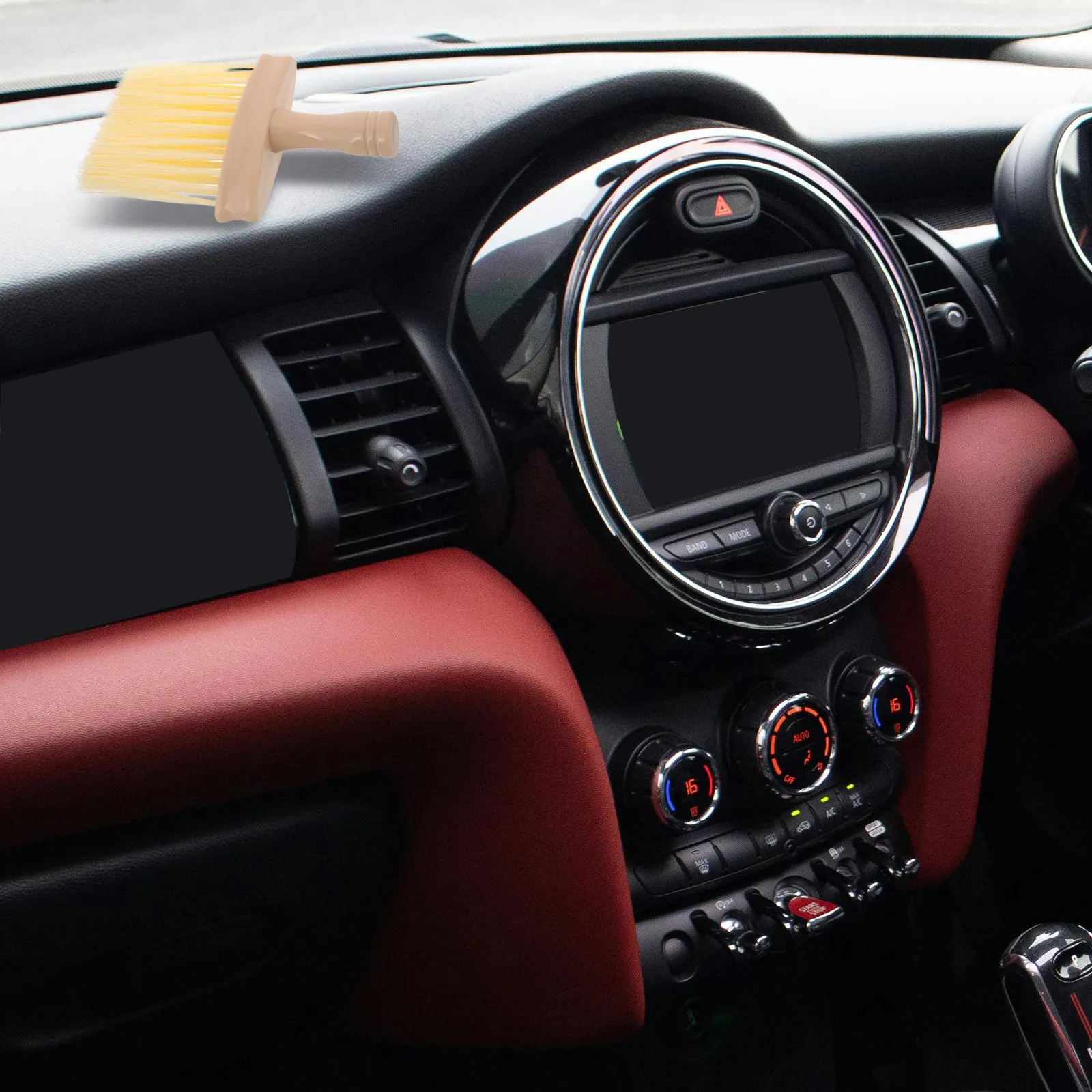 2Pcs Car Interior Detailing Brush Soft Bristle Small Vent Cleaning Tool for Ac Outlets Door Slots Dashboard Gaps Multi