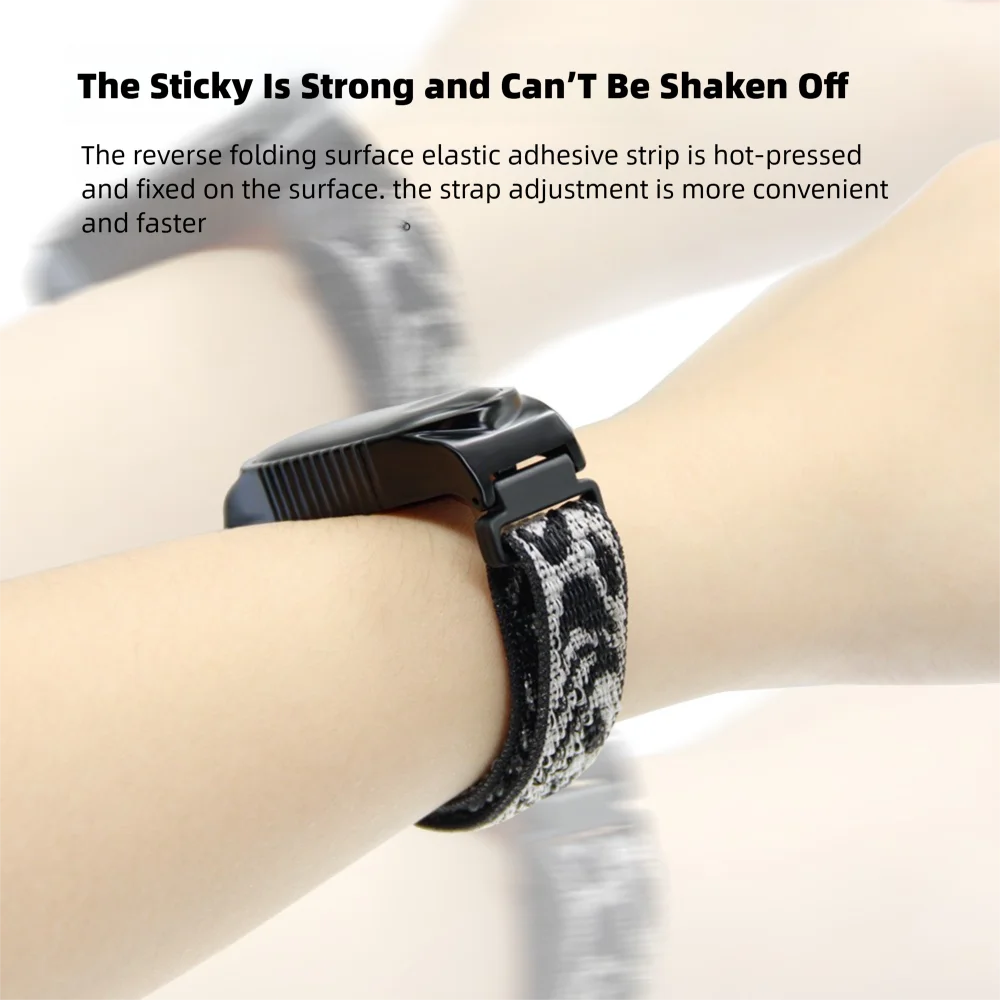 Браслет на липучке и мягкий чехол для Xiaomi Smart Watch Band 3/4/5/6/7/8, быстросъемный модный сменный регулируемый спортивный ремешок