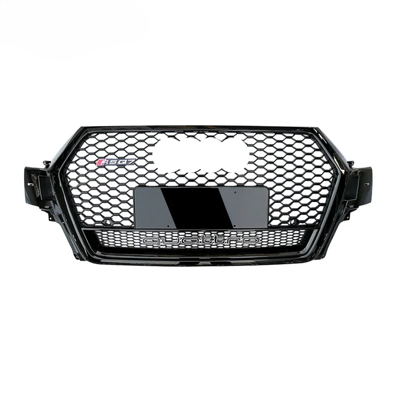 

Free shipping RSQ7 style auto front grille for Audi Q7/SQ7 ABS material honeycomb car grill for Audi Q7/SQ7 2016-2019custom