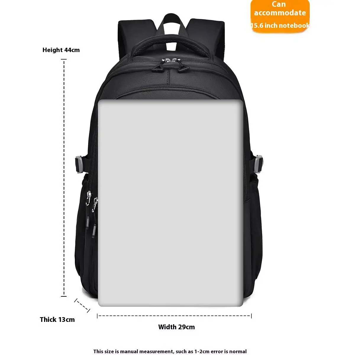 حقيبة ظهر ذات سعة كبيرة للرجال والنساء، حقيبة سفر ترفيهية مقاومة للاهتراء، حقيبة ظهر بسيطة وعصرية للطلاب
