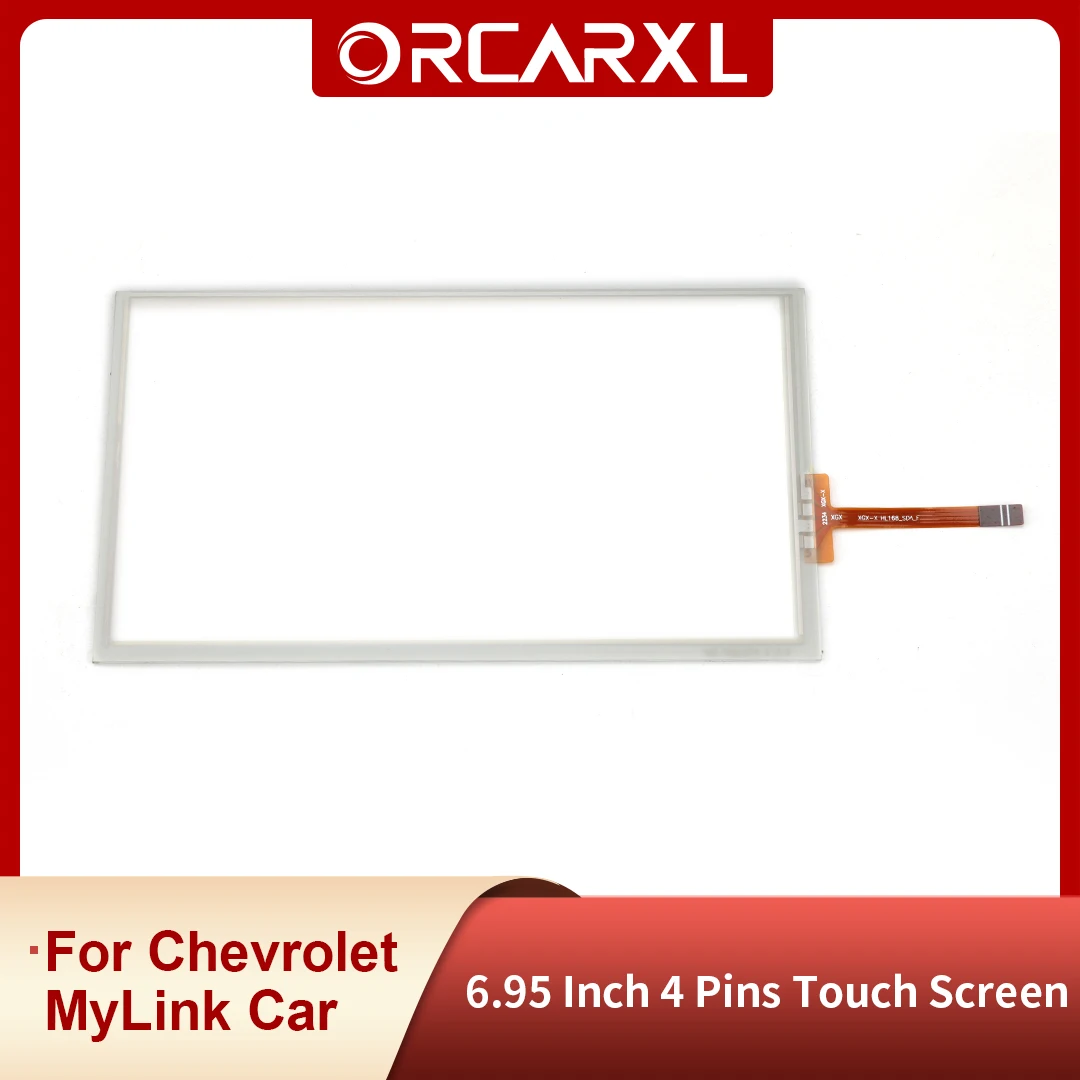 6.95 inch Touch Screen 4 Pins 167mm*93mm For Chevrolet MyLink for General motors for Opel for Buick 2014-2016 years Car Radio