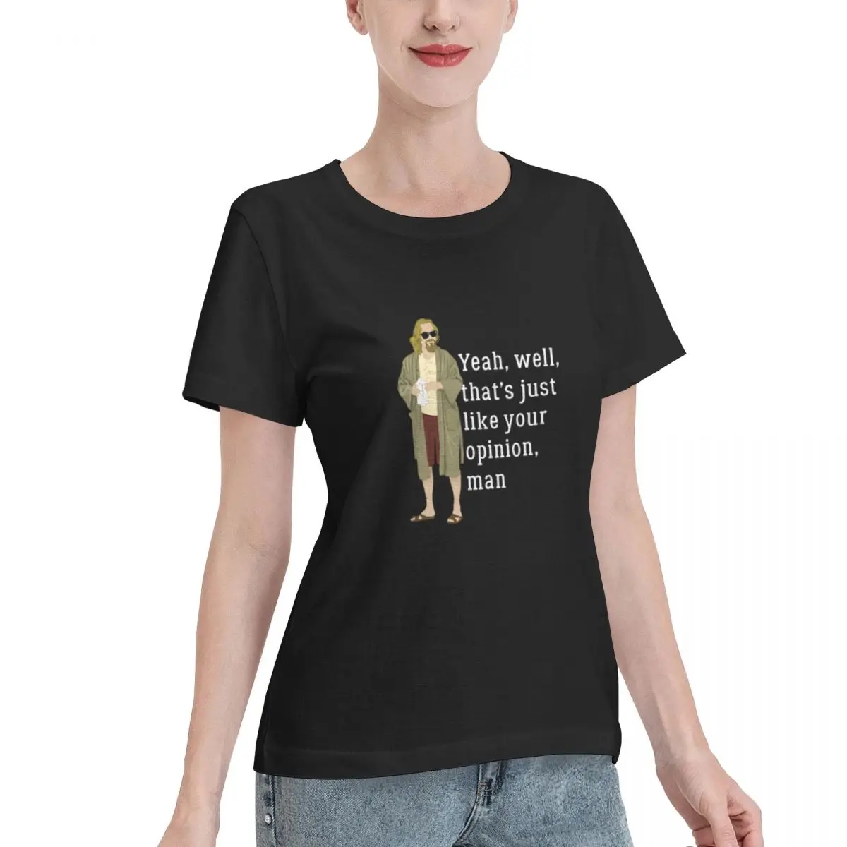 Clearance Yeah Well That Just Like Your Opinion Man Women's T-shirt Casual Street Aesthetic Women Top
