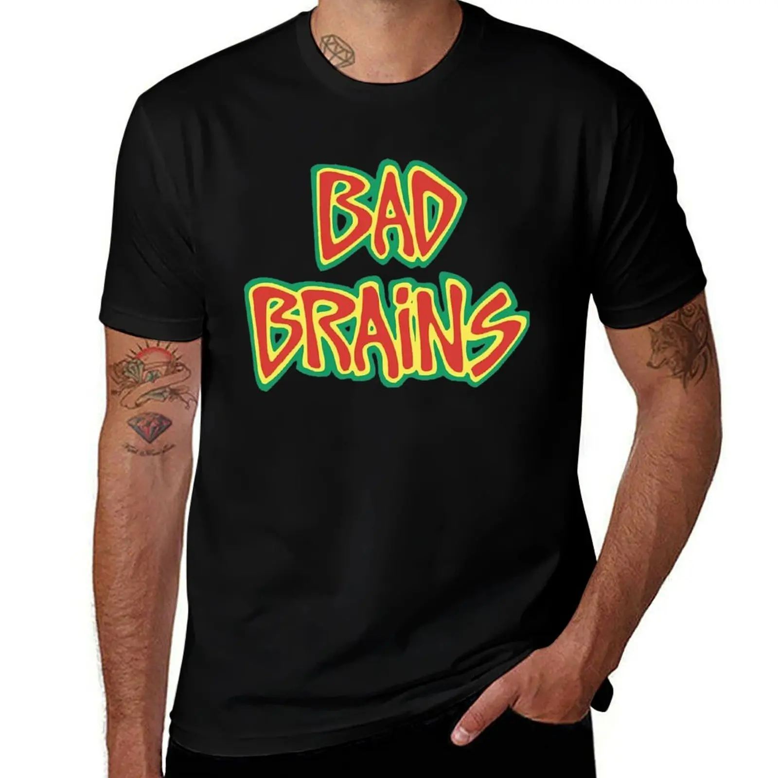 

Bad band Brains (12) T-Shirt Casual Minimalist Short Sleeve Top