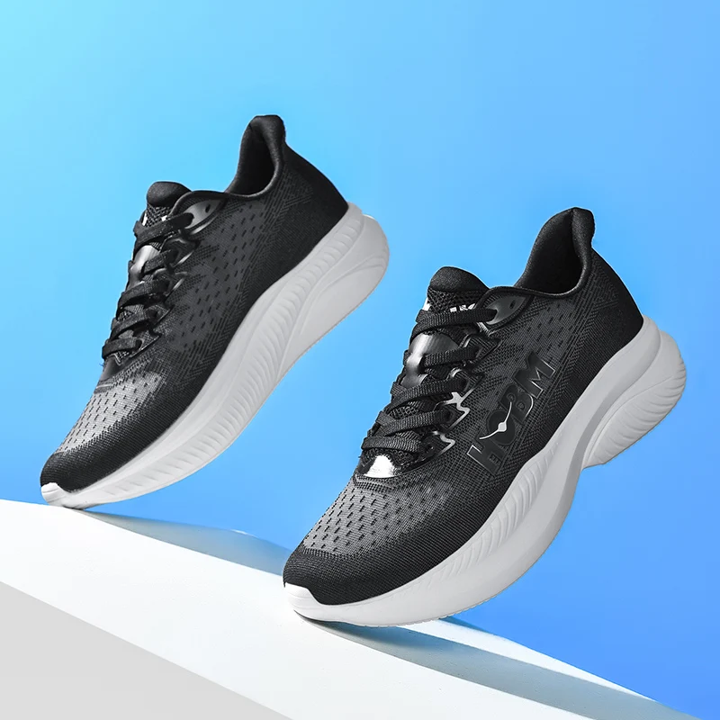 Marathon Sports Running Shoes Men Breathable Lightweight Men Comfortable Athletic Nonskid Leisure Outdoor Casual Mens Sneakers