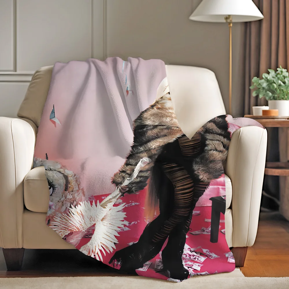 

T-theodora Petite Abebi Blanket Warm And Soft Suitable For Bedroom Living Room Sofa Bed Office Travel Camping