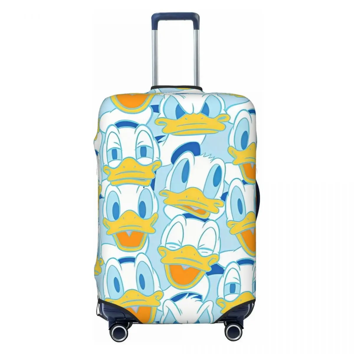 

Cartoon Donald Duck Travel Luggage Cover Fashion Suitcase Protector Washable Baggage Covers Fits 18-32 Inch Luggage