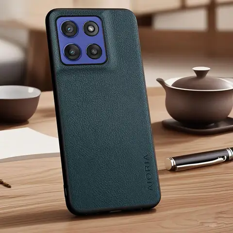 Custodia per Motorola Moto G Play 2026 G Stylus Power 2025 finta pelle di ciottoli funda Cover per telefono per Moto G Play 2026 custodia capa