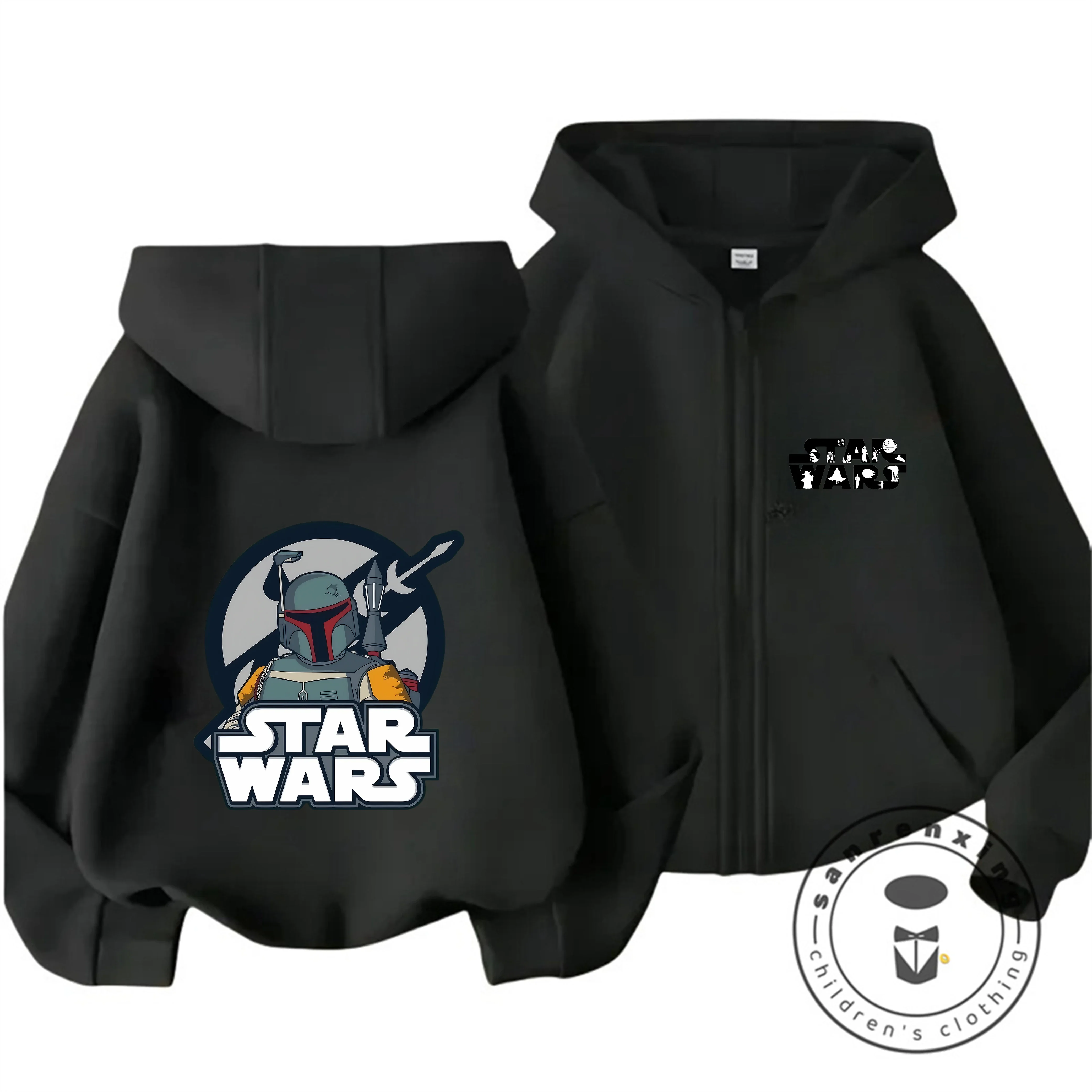 jaqueta-infantil-com-ziper-star-wars-desenho-animado-popular-2026-roupa-casual-de-rua-para-inverno-3-14-anos