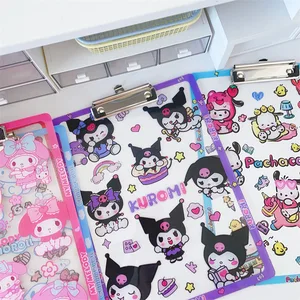 Sanrio Color Printing Test Papel Placa de Escrita, Olá Kitty Cinnamoroll, minha melodia, Kuromi, A4 Clipe Pasta 10 principais vendas caderno anime a4 - №8