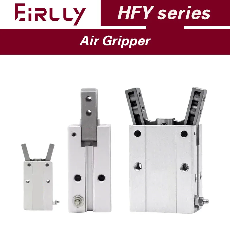 Pneumatic Y-shaped finger cylinder HFY10/HFTY16/20/25/32/6 pivot opening and closing air claw clamp