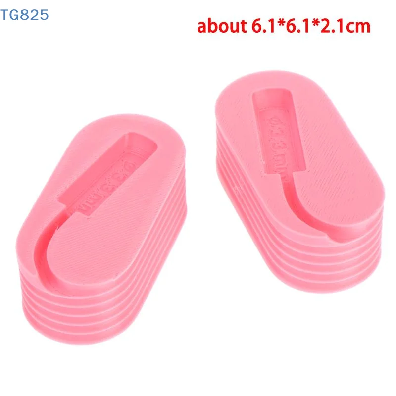 【AN】2/4/6Pcs Portable Anti-Winding Cable Organizer Cord Winder Storage Tool For Type C Cell Phone Desktop Cable Arrangement