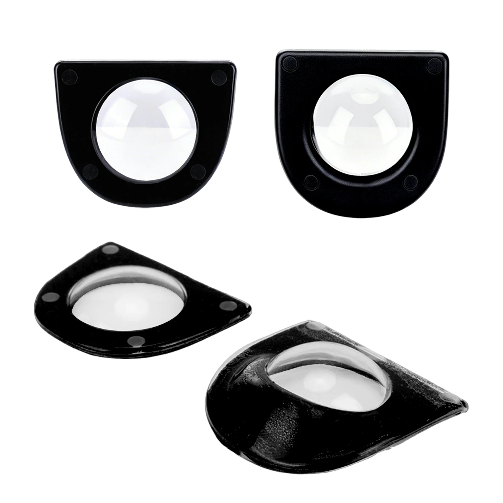 1Pair PC Protective Cover Waterproof Camera Lens Protection Cover Wear Resist for Tesla Model Y Juniper/Model YL 2025 2026