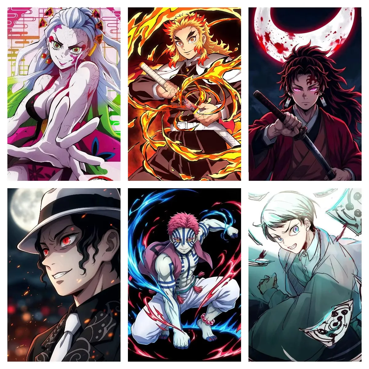 Diamantmalerei Demon Slayer Anime-Charakter Diamantmosaik Handgemachte Kunst Exquisites Kreatives Geschenk Heimdekoration