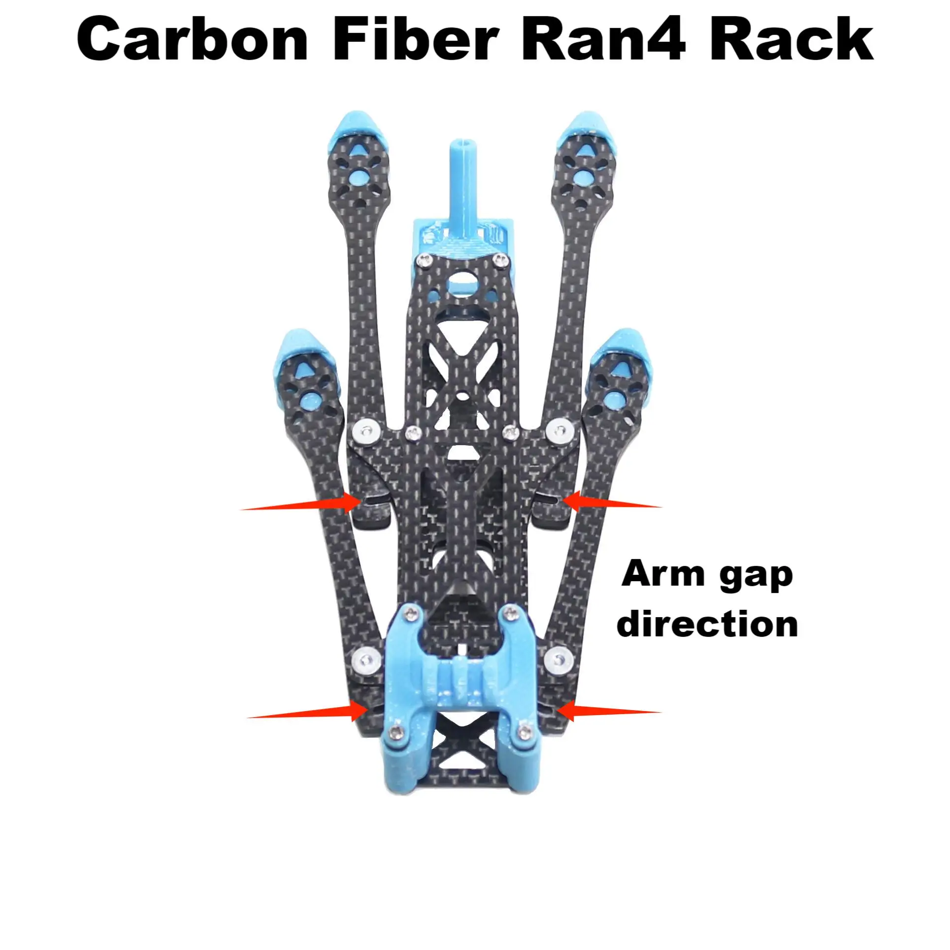 B-CUBE Ran4 4-Zoll FPV Drohnen-Rahmenkit Kohlefaser-Renndrohne Quadcopter INAV Beatflight F722 F745 Ardupilot Flugsteuerung
