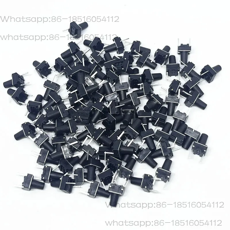 1000PCS 2 pins 6*6*4.3mm/5mm/6mm/7mm Mid-foot Switch Tactile Push Button Switches
