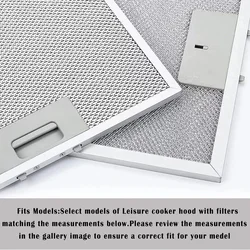 230 X 260 Mm Cooker Hood Filters  Range Hood Filter Kitchen Extractor Ventilation Range Hood Parts Aluminium Aspirator Filter Me