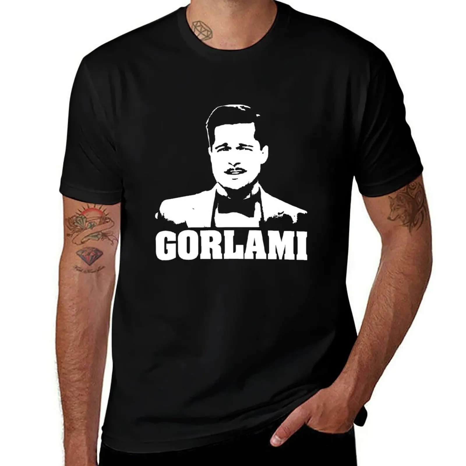

Inglorious Basterds Aldo Raine Gorlami Tunisex T T-Shirt printed t shirts for man t shirt man casual T-Shirt