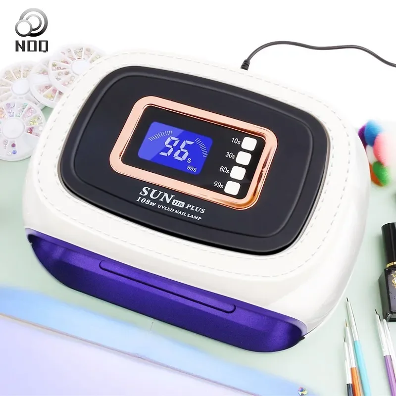 NOQ SUN H6 Plus UV LED Lamp Max84W For Nails 42Leds Nail Dryer Gel Drying Polish Varnish Manicure Ice Lamp Nail Art Tools